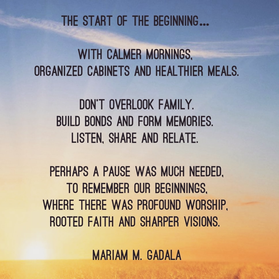 The Start of the Beginning... | Mariam M. Gadala