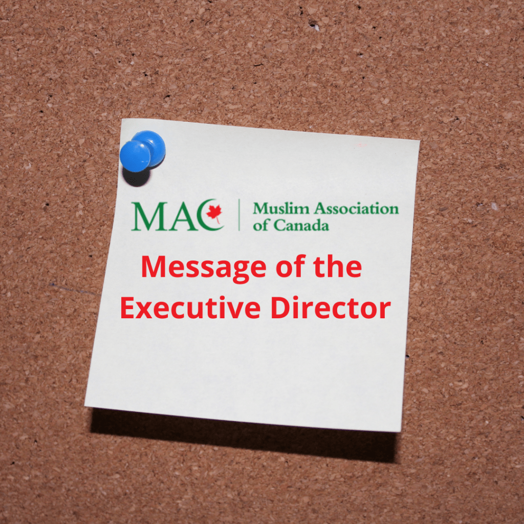Message of the Executive Director