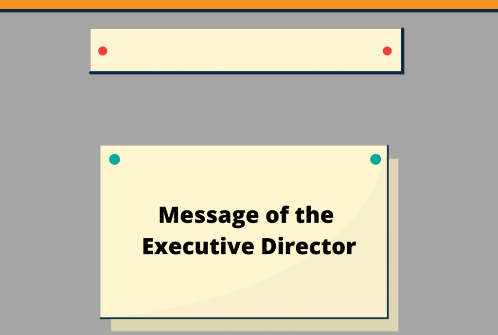 Message of the Executive Director