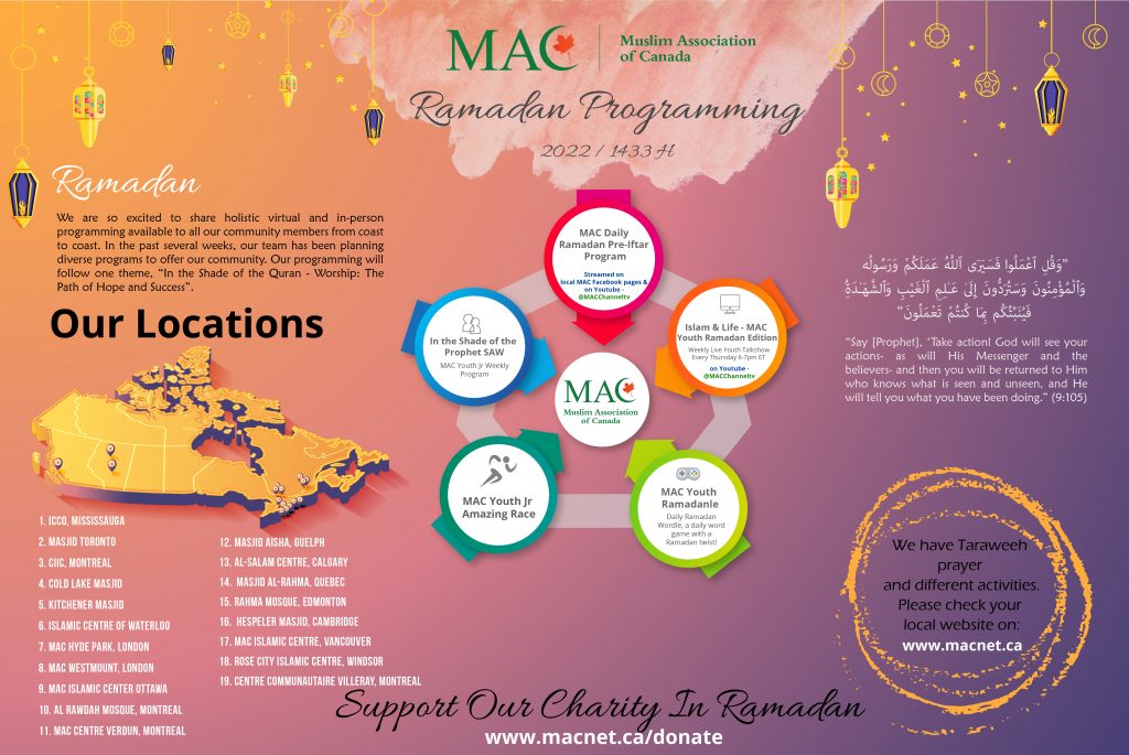 Ramadan 1443 National Events & Live Programs