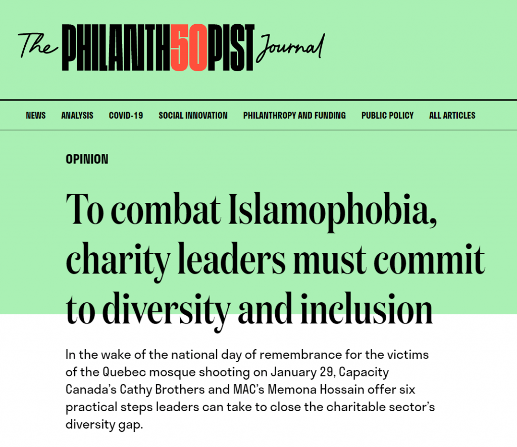 To combat Islamophobia, charity leaders must commit to diversity and inclusion