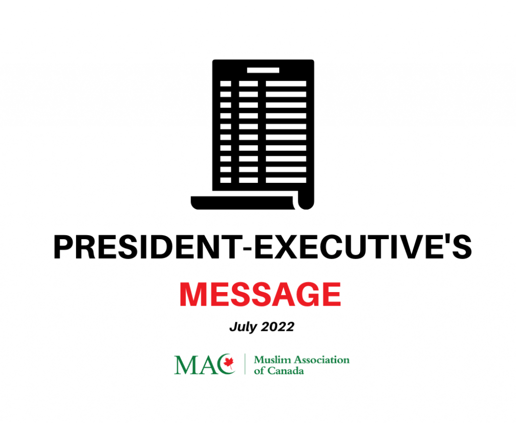 Message from the President-Executive