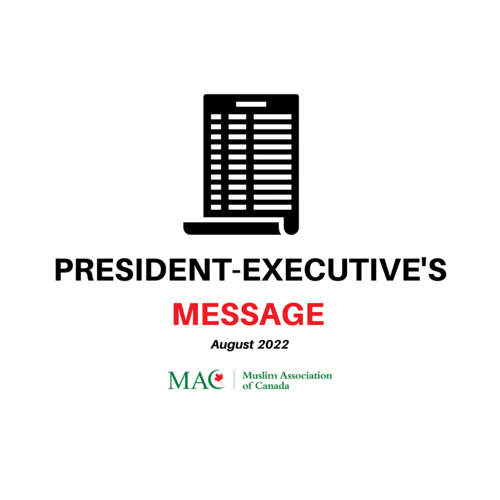 Message from the President-Executive