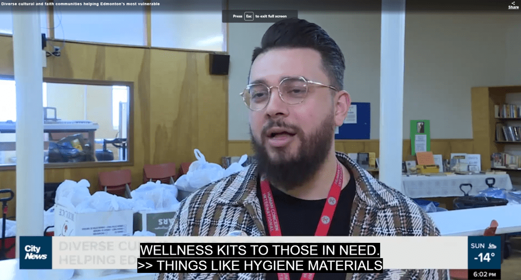 Multi-faith volunteers hand out homecooked meals, wellness kits for homeless