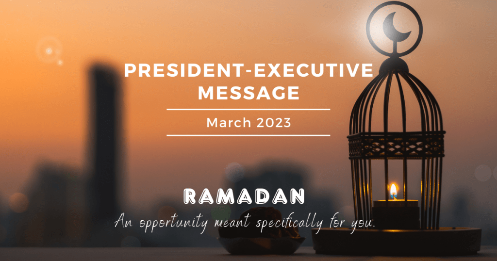 President-Executive Message - March 2023