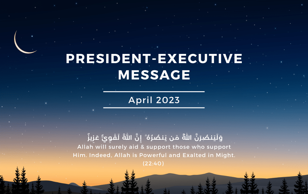President-Executive Message - April 2023