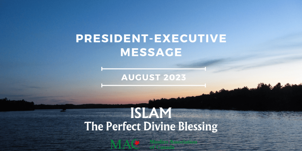 President-Executive Message – August  2023