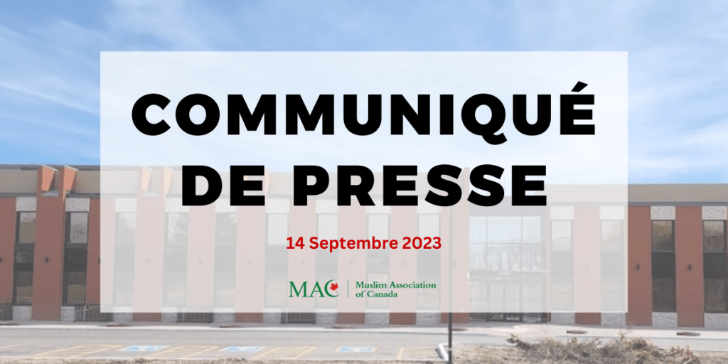 Communiqué de Presse