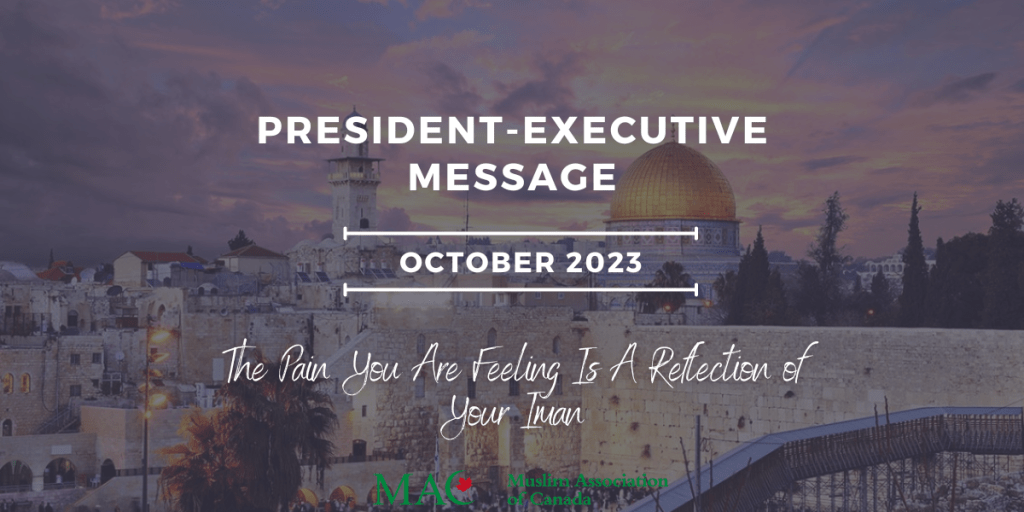 President-Executive Message – October 2023